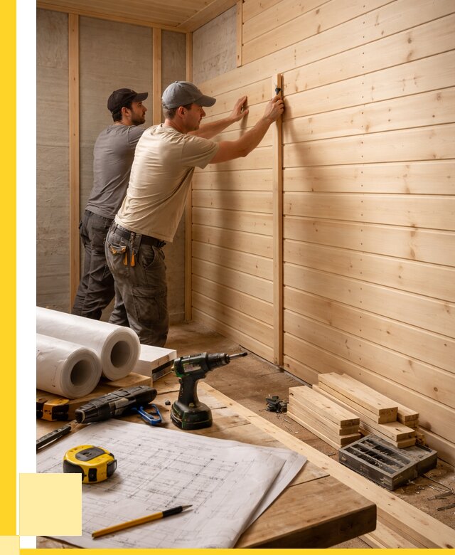 Обшивка бани вагонкой в Черкесске от 1224 р., ЭриданЧрк