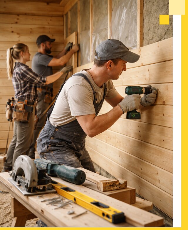 Обшивка бань под ключ в Черкесске: отделка стен и потолков