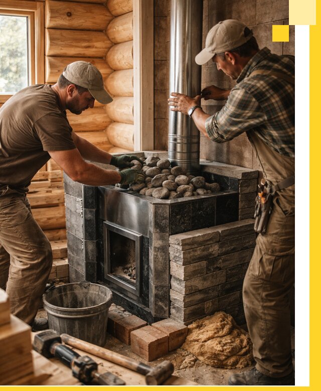 Строительство и отделка русских бань под ключ в Черкесске