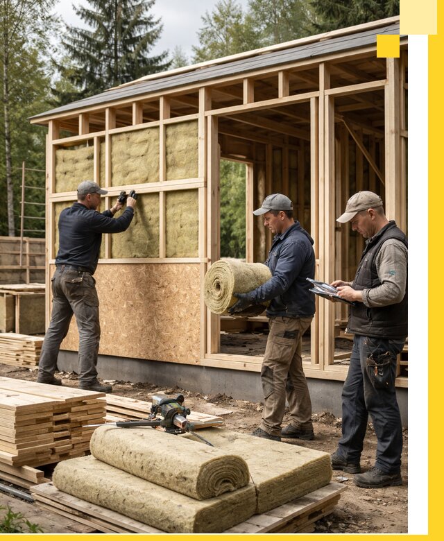 Проектирование и строительство каркасных бань в Черкесске под ключ