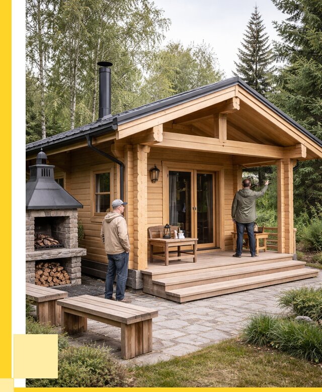 Деревянные бани под ключ в Черкесске от 458820 р. | ЭриданЧрк