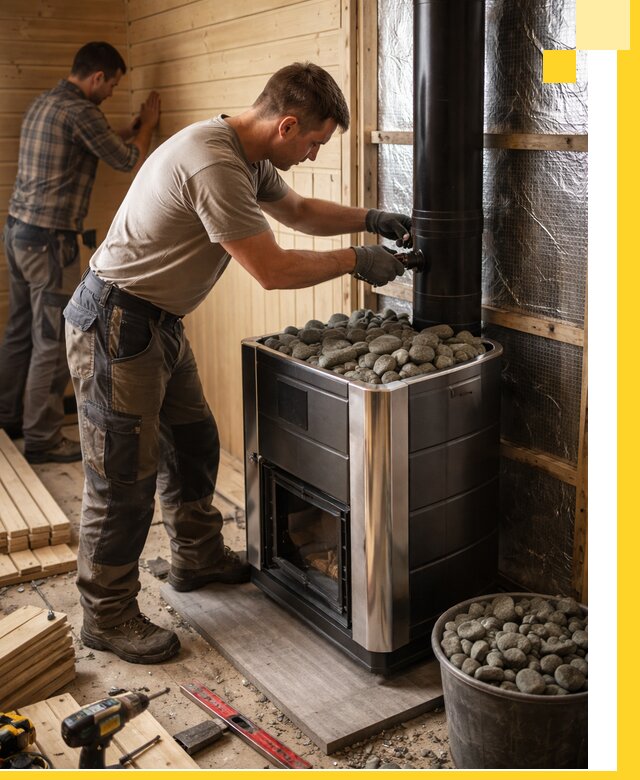 Проектирование и строительство парилок для бани в Черкесске под ключ