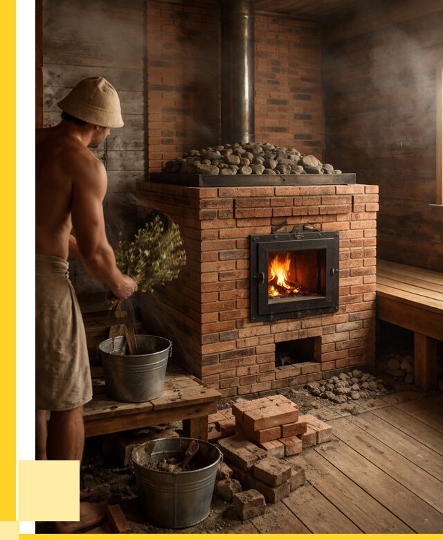 Кирпичные банные печи в Черкесске от 91764 р. | ЭриданЧрк