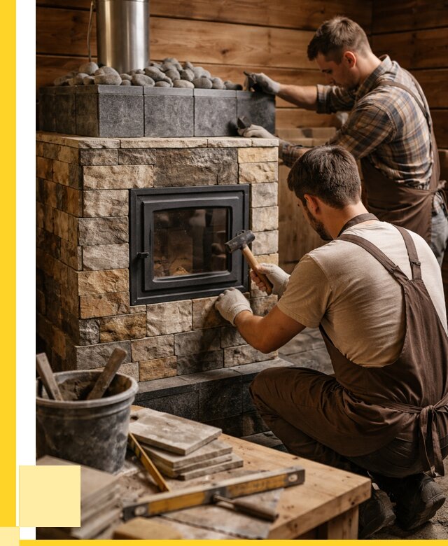 Облицовка банной печи в Черкесске от 15294 р. | ЭриданЧрк