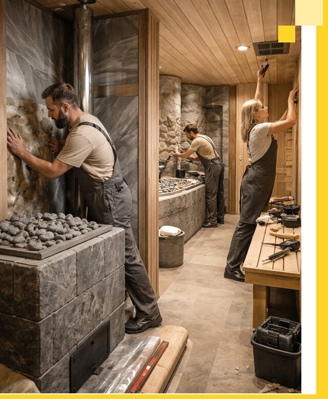 Строительство бань и SPA процедур в Черкесске под ключ и отделкой