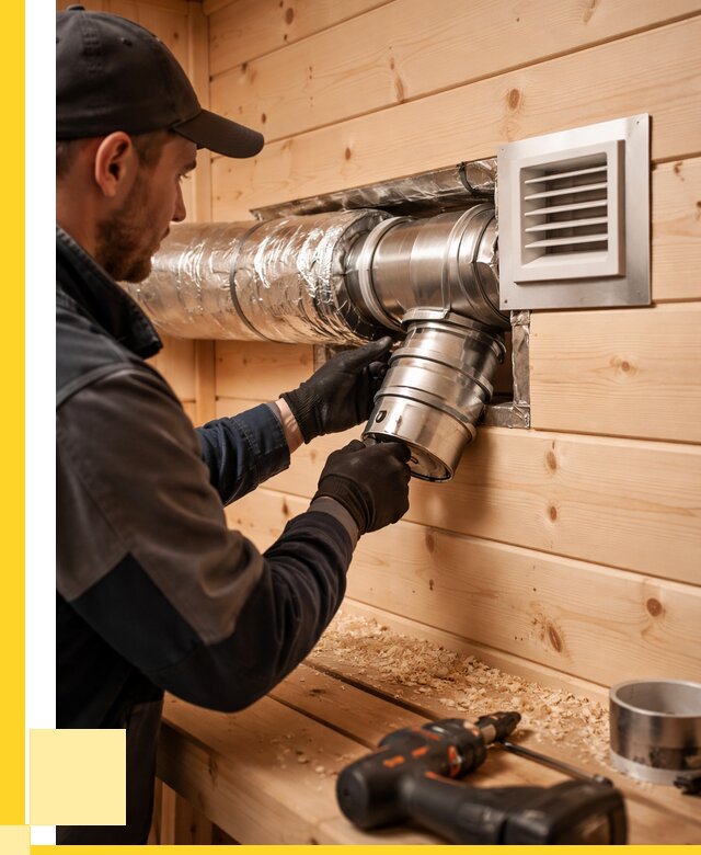 Монтаж вентиляции бани в Черкесске от 12235 р. | ЭриданЧрк