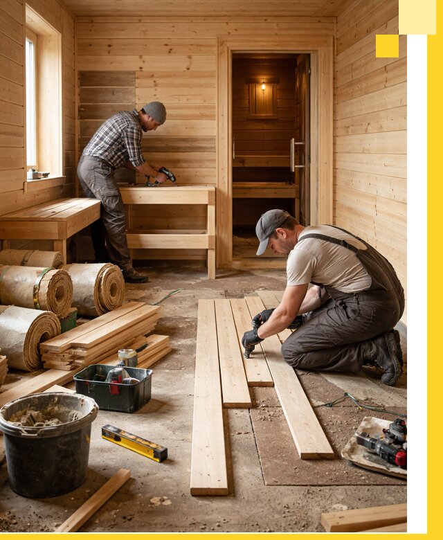 Индивидуальный проект бани с комнатой отдыха под ключ в Черкесске