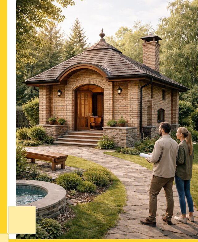 Проект кирпичной бани в Черкесске от 30588 р. | ЭриданЧрк