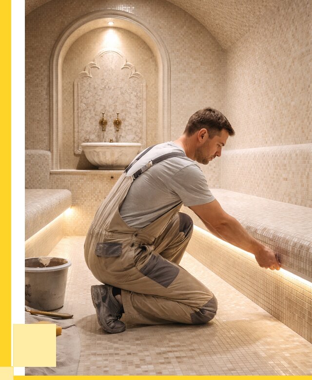 Отделка хамамов под ключ в Черкесске от 5608 р. | ЭриданЧрк