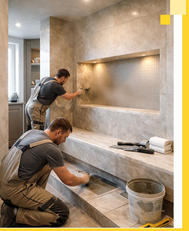 Профессиональное строительство хамама в квартире в Черкесске