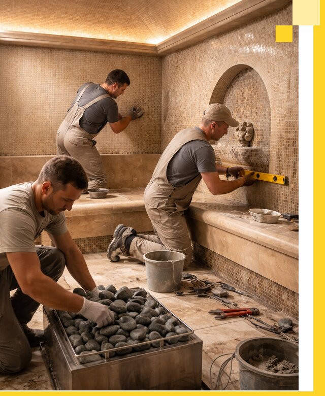 Проектирование и строительство хамама и сауны в Черкесске