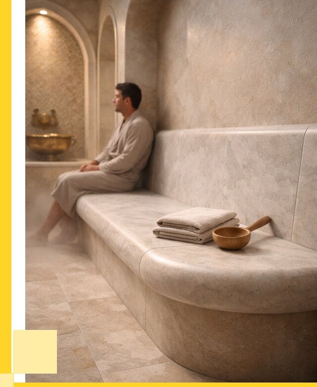 Сиденья для хамама в Черкесске под ключ от 12235 р. | ЭриданЧрк