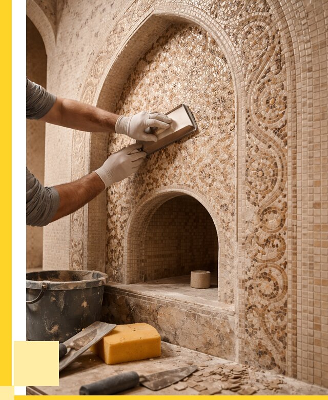 Мозаика для хамама в Черкесске под ключ от 5098 р. | ЭриданЧрк